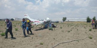 Avioneta se desploma en Puebla; deja 3 muertos y un lesionado