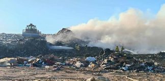 Cumple 24 horas incendio de relleno sanitario de Hermosillo: no descartan que haya sido intencional