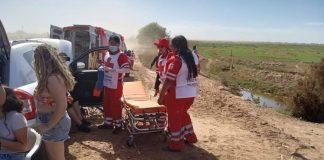 Accidente carretero en Etchojoa deja seis lesionados, entre ellos tres menores