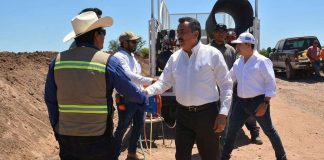 Supervisa Lamarque obras clave para mejorar red de agua y alcantarillado en Cajeme