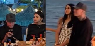 Captan a boxeadora hermosillense Camila Zamorano junto a Santa Fe Klan en muelle de Bahía de Kino