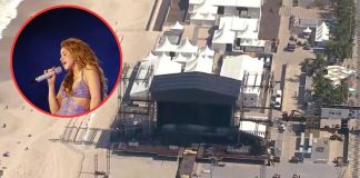 Muere trabajador durante montaje del escenario para concierto de Shakira en Copacabana