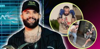 Carin León aparece en VIDEO entrenando box con la creadora de contenido Rivers