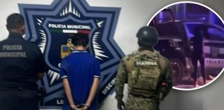 Mujer ayuda a menor esposado a escapar de la policía en Cajeme; lo recapturan y acusan de robos a tiendas