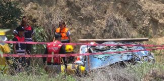 Mueren cuatro jóvenes tras caer con su automóvil a mina El Montero