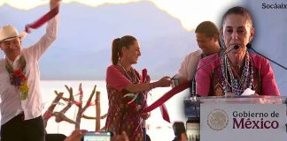 Sheinbaum inaugura Acueducto Seri junto a Durazo en Punta Chueca, Sonora; buscan garantizar agua a comunidad