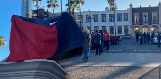 Entrega Steus instalaciones de Unison y quita banderas rojinegras tras finalizar huelga de 21 días