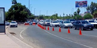 Policía Municipal habilita rutas alternas por cierre de bulevares por Fiestas del Pitic en Hermosillo