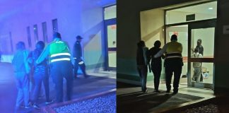 Policías trasladan a mujer con problemas para respirar a hospital en Hermosillo