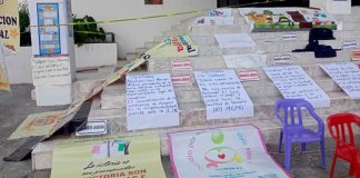 Cumple 2 semanas bloqueo de Covafam al Congreso de Sonora por manifestación en Hermosillo