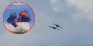 Chocan dos aviones de la Armada de EEUU durante espectáculo aéreo (VIDEO)