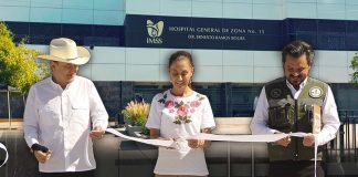 Claudia Sheinbaum inaugura Hospital General #15 del IMSS con corte de listón en Hermosillo
