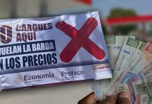 Coloca Profeco lonas y sellos de advertencia en gasolineras que “se vuelan la barda” con los precios en Hermosillo