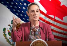Claudia Sheinbaum recibe en Palacio Nacional a delegación de EEUU para iniciar negociaciones del T-MEC