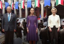 Claudia Sheinbaum recibe en Palacio Nacional a líderes de la Unión Europea para firmar acuerdo comercial Claudia Sheinbaum recibe en Palacio Nacional a líderes de la Unión Europea para firmar acuerdo comercial