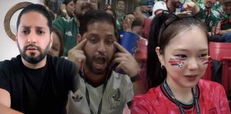 Aficionado mexicano ofrece disculpas tras gesto racista a influencer coreana en partido del Mundial 2026 en Guadalajara Aficionado mexicano ofrece disculpas tras gesto racista a influencer coreana en partido del Mundial 2026 en Guadalajara