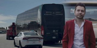 Atacan a balazos autobús de la agrupación de Memo Garza en Puebla, exvocalista de La Adictiva