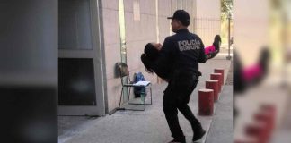 Mujer es auxiliada por la Policía Preventiva tras picadura de alacrán en Hermosillo