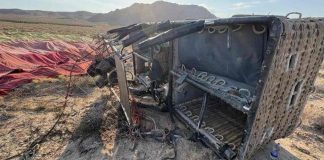 Accidente de globo aerostático deja heridos graves tras volcadura e incendio en el aterrizaje Accidente de globo aerostático deja heridos graves tras volcadura e incendio en el aterrizaje