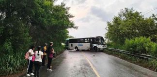 Autobús invade carril y provoca accidente múltiple con cuatro vehículos y varios heridos Autobús invade carril y provoca accidente múltiple con cuatro vehículos y varios heridos