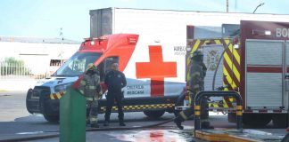 Ataque de abejas deja tres personas lesionadas en gasolinera al poniente de Hermosillo