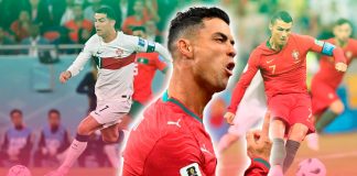 Cristiano Ronaldo hace historia: primer jugador en anotar en seis Mundiales Cristiano Ronaldo hace historia: primer jugador en anotar en seis Mundiales