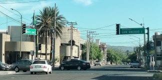 Semáforos presentan fallas en zona centro de Hermosillo