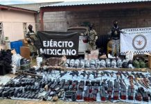 Decomisan arsenal de alto poder: aseguran fusil Barrett, ametralladoras y más de 39 mil cartuchos