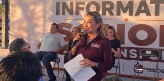 Encabeza diputada Ely Sallard asamblea informativa “Sonora se transforma” en colonia Las Minitas