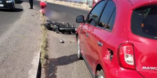 Muere pareja en aparatoso accidente de motocicleta en Ciudad Obregón: chocaron de frente con vehículo Muere pareja en aparatoso accidente de motocicleta en Ciudad Obregón: chocaron de frente con vehículo