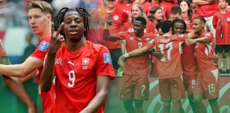 Suiza vence 2-1 a Canadá y se queda con el liderato del Grupo B