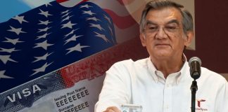 Américo Villarreal muestra su visa y niega que EEUU le haya revocado el documento por presuntos nexos con el crimen organizado