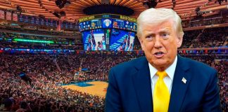 Blindan Madison Square Garden en Nueva York por visita de Trump a Finales de la NBA