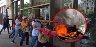 CNTE irrumpe en oficinas de la SEP en CDMX tras bloqueos y actos de vandalismo CNTE irrumpe en oficinas de la SEP en CDMX tras bloqueos y actos de vandalismo