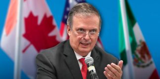 Ebrard asegura que la revisión del T-MEC continúa pese a dudas de Trump sobre su permanencia Ebrard asegura que la revisión del T-MEC continúa pese a dudas de Trump sobre su permanencia