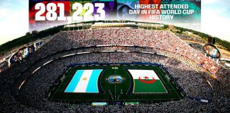 Mundial 2026 rompe récord de asistencia en un solo día con más de 281 mil aficionados