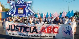 Policía Municipal prepara operativo vial por marcha de Guardería ABC en Hermosillo