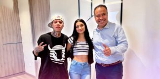 Se reúne ‘Toño’ Astiazarán con Camila Zamorano y Santa Fe Klan: Le desea éxito a la hermosillense en su próxima pelea