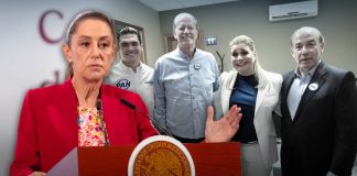 Sheinbaum acusa “desfachatez” e hipocresía en PAN y PRI tras aparición de Fox y Calderón con Maru Campos en Chihuahua