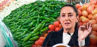 Sheinbaum reconoce que no ha sido posible bajar los precios del jitomate, la papa y el chile serrano