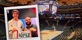 Orgullo hermosillense: Karim López y Carín León se encuentran en Nueva York antes del Draft NBA