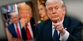 Trump publica video generado con IA donde aparece comiendo tacos en México junto a Claudia Sheinbaum
