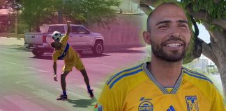 A 40 grados y con el balón en los pies, David Miranda convierte el freestyle en su forma de salir adelante en Hermosillo