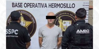 Detienen en Hermosillo a estadounidense buscado por narcotráfico y delitos con fentanilo en Florida