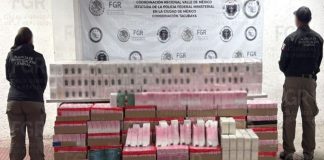 Golpe a la piratería: FGR asegura casi 2 mil 500 perfumes con marcas presuntamente falsas en la CDMX