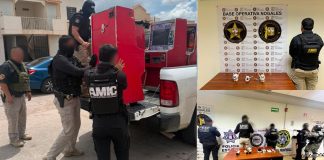 Golpe a la vigilancia del crimen en Nogales: aseguran cámaras ocultas, tragamonedas y equipos de cómputo en operativo conjunto