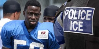 EEUU deporta al primer jugador de la NFL nacido en Kenia por permanecer ilegalmente y tener antecedentes penales