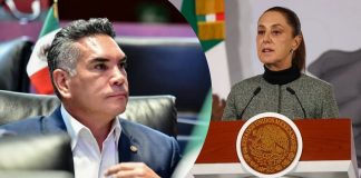 "Qué bueno", dice Sheinbaum sobre prohibición del INE a 'Alito' Moreno para llamar 'narcopartido' a Morena