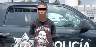 Detienen a colombiano tras irrumpir en una casa y amenazar con un machete a una mujer en Monterrey
