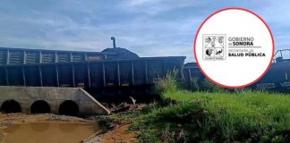 Ningún trabajador de Ferromex fue hospitalizado tras derrame en Naco, informa Salud Sonora